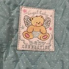 Vintage Baby Connection Teal Bears Medium Diaper Bag Bottle Holder Pockets 