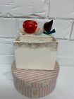 Vintage Rare Relpo Winter Christmas Planter