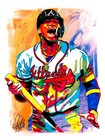Ronald Acuna Jr Atlanta Braves Baseball Poster Print Wall Art 18x24