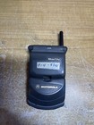 Black Motorola Startac 3000 Vintage Flip Flop Cell Phone Cellular As Is Rare