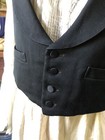 Vintage Antique 1900   s Fine Wool Waist Coat Vest Museum Quality Ch 38   