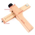 Wooden Strip Strap Belt Cutter Leather Hand Cutting Craft Adjustable Tool Us