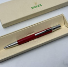 New 2025 Rolex Red Ruby Oyster - Ballpoint Pen - Full Box With Pouch Vip Gift