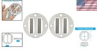 Durable Gasket And Reed Valve Kit - 2 Sets For Central Pneumatic Compressors