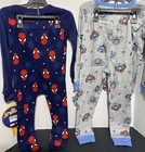 Lot  Spider-man   Paw Patrol  Snug Fit Pajama Set Size 4t- Nwt