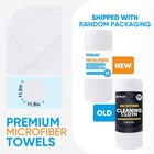 Microfiber Cleaning Cloth  150 Sheets Shop Towels Commercial Grade Washcloths   