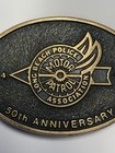 Rare 1984 Long Beach Police Association Motor Patrol50th Anniversary Belt Buckle