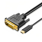 Usb-c To Dvi Cable Adapter - Male Usb-c To Male Dvi-d Dual Link Converter - 6 Ft