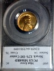 1937 Error Pcgs Ms64 Red Off Center Lincoln Wheat Cent Coin Nice Ch Bu   O c  Nr