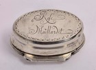 Superb Personalised Antique Swiss Silver Vinaigrette  P h m  Neauchatel  C1800
