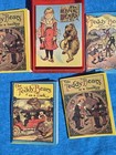 Vintage Set Of 5 The Teddy Bear Story Books Mini  H-2    X  L - 1 75    In Case