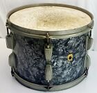 Vintage 1960s  Ludwig 14x10 Rack Tom Bdp Black Diamond Pearl Og Weather Master