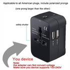 Universal Travel Adapter With Usb-c All-in-one Worldwide Power Converter Plug Fo