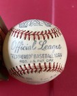 Vintage Debeer   Sons Double Header Official League Baseball In Box