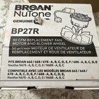New Broan nautilus nutone Bathroom Replacement Fan Motor   Blower Wheel  bp27r  