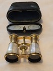 Vtg Opera Glasses From Paris With Leathet Case 