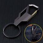 3pcs Portable Alloy Metal Mens Keyfob Gift Car Keyring Keychain Key Chain Ring