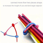 30pcs Silicone Cable Organizer Ties Reusable Wire Management Clips - New