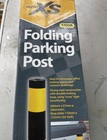 Autoxs Heavy Duty Folding Parking Post Driveway Security Lock Strong Steel