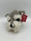 Russ Berrie Plush Stuffed Big Eyed  arley  Gray Schnauzer Puppy Dog 10  Long Nos