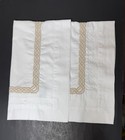 Schweitzer Linens Italian Egyptian Cotton Pillowcases Embroidered Standard Luxur