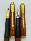Set Parker 180 Laque   Lacquer Fountain Pen   Ballpoint  Jasper Red Quartz