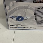Pyle Plmra400 4 Ch 400 Watt Waterproof Marine Boat Power Audio Amp Amplifier