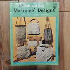 Lot Of 7 Macrame Pattern Books - Owl  Plant Hanger   More 