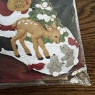 Bucilla Felt Stocking Christmas Feast Kit 85271 Applique Santa Deer Dove New 18 