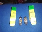  2  Amperex 6dj8  Ecc88 Tubes - Tv7 Tested - Strong   Balanced   Matching Dates