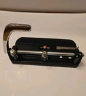 Acco Model 400 Heavy Duty Adjustable 3-hole Paper Punch W 50 Sheet Capacity