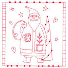 Simply Sweet Christmas Quilt Blocks Embroidered Nice Set 