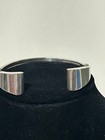Vintage Sterling Silver Taxco Mexico Modernist Cuff Bracelet Signed Tv-43