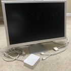 Apple Cinema Display 23 Aluminum A1082 M9178ll a Dvi Monitor Tested Power Cable