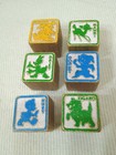 Vintage 1930   s Walt Disney Characters Alphabet Wood Wooden Blocks Set Of 18