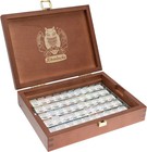 Schmincke Horadam 50 X 1 2 Pan Super Granulation Watercolors In Wood Box 74450