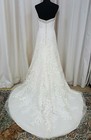 New Morilee Bridal Gown Wedding Dress 2705 Ivory Champagne A Line Lace Crystal