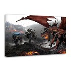 Dungeons And Dragons Dragonborn Fighter Canvas Wall Art Poster Picture Print 