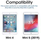 Amfilm Apple Ipad Mini 5   Mini 4 Tempered Glass Screen Protector  1 Pack 