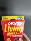 Vintage Playtex Living Neoprene Gloves Yellow Medium 7 5- 8 Made In Usa New