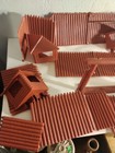 Vintage 1963 Marx Fort Apache Stockade Fence  3681 Set 10 Pcs Stockade And More
