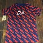 Nike Usmnt Usa Mens Soccer Pre-match Training Jersey Navy Red Large