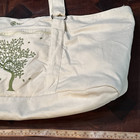 Gaiam Yoga Mat Tote Duffle Shoulder Bag Canvas With Embroidered Tree Of Life