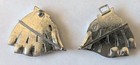 Vintage Clear Rhinestone Silvertone Bow Ladies Belt Buckle