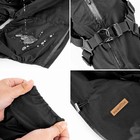 Adjustable Waterproof Dog Raincoat With Harness Reflective 4-leg Jacket S   5xl