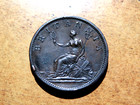 Au   1806 Uk Great Britain  King George Iii Penny D11