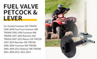 Fuel Petcock Valve   Gas Oil Fuel Filter For Honda Rancher Trx350   Recon Trx250