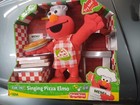 2007 Singing Pizza Elmo Sesame Street Fisher Price Animated Music Toy Vintage