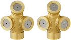 Brass Misting Spray Nozzle 1 2 Bspf 3 Holes Garden Irrigation Sprinkler Adapter