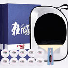 Dhs Hurricane Ping Pong Table Tennis Paddle Racket  Long   Short Handle Gift